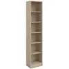 Image de Bibliothèque hobby 41 cm de longueur-5 étagères-chêne 8222COLO