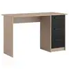Image de Parisot bureau droit 3 tiroirs - décor chene brooklyn - l 121,4 x p 55 x h 74.5 cm - essentielle 6439BURE-SUCD