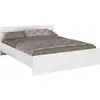 Image de Lit Adulte Boston 160x200 - Décor Blanc - Fabriqué En France