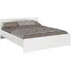 Image de Lit adulte boston 160x200 - décor blanc - fabriqué en france BOSTON3023L260