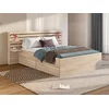 Image de Lit 180 x 200 cm avec rangements - Coloris : Naturel - TENALIA