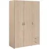 Image de Armoire salvador 3 portes, 2 tiroirs chêne jackson 6521A3PT