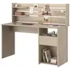 Image de Bureau Avec Réhausse Escale - Décor Chêne - L 138 X P 60 X H 120 Cm -
