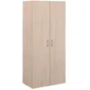 Image de Armoire - Easy Life - Décor Chene Clair - 2 Portes Battantes - L80,2 X H180 X P49,7cm -