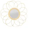 Image de Miroir marguerite rotin D38.5