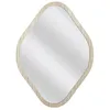 Image de Miroir contour bois losange Elio H60