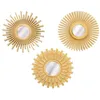 Image de Lot de 3 miroirs ronds Amed or D25