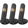 Image de Téléphone fixe sans fil - logicom - dect iloa 350 trio - noir - sans répondeur H4-ILOA_350_BLACK