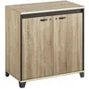 Image de Rangement bas 2 portes - GAMI - MAMBO - Marron - Laqué - L:80 H:82 P:46