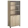 Image de Armoire 2 portes vitrées 2 portes pleines 1K22325