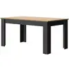 Image de Table à manger rectangulaire 1 allonge manchester, made in france diagone 1E16040