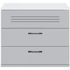 Image de Commode 3 tiroirs - GAMI - URBAIN - Bois - Gris - Aspect bois