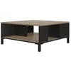 Image de Table basse carrée - GAMI - TRUST - Double plateau - Chêne et noir