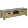 Image de Meuble TV BROCELIANDE   Finition Chêne Clair   172 × 50 × 49 cm   GAMI