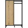 Image de CALICOSY - Vestiaire 1 porte avec penderie MIMIZAN - Fabrication Française - Chêne