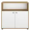 Image de Commode 2 portes bois blanc 1P3F160