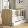 Image de Lit Bébé Marta 70x140 - Blanc/chêne