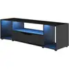Image de Meuble Tv Gamer - Hack - Noir - 163 X 45 X 48 Cm -