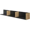 Image de CALICOSY - Etagère murale Raphael - L160 cm - Noir