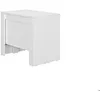 Image de Table console extensible effet bois chêne ou blanc matière résistante