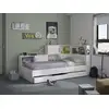 Image de Lit Avec Rangements Et Tiroir 90 X 200 Cm - Coloris : Blanc - Armand
