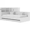 Image de Lit rangement erwan 90x200 blanc 1E72038