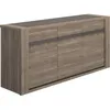 Image de Buffet MARCEAU   Coloris Chêne Reed   3 Portes   190 × 48 × 88 cm   GAMI