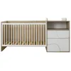 Image de Lit combiné évolutif 70x140 cm - GALIPETTE - 1P4L605 - Marron