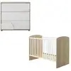 Image de Ensemble duo lit 70x140 - commode 3 tiroirs 1P4L902
