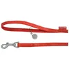 Image de Laisse - Mac Leather - 25mm - Rouge - 120 M - Réglable et confortable