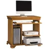 Image de Desserte Informatique Pin Miel 5 Niches L 88 H 85.5 P 55 Cm