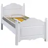 Image de Lit Blanc 1 Place Pour Couchage 90 X 190 Cm L 99 H 100 P 198 Cm