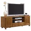 Image de Meuble tv 70 pouces chêne 2 portes 2 tiroirs 6 niches l 158.8 h 60.3 p 46 cm 56392AR