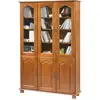 Image de Bibliothèque Chêne 6 Portes L. 120 Cm