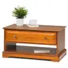 Image de Table basse 1 tiroir en finition merisier - florie
