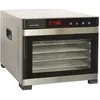 Image de Déshydrateur fruits et légumes 6 plateaux inox - KITCHEN CHEF - SECCO6PRO