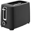 Image de Grille pains toasters - KITCHEN CHEF - KSTOASTBLACK2T - 700W - 1 tranche - Noir