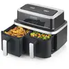 Image de Kitchen chef - friteuse sans huile double 2600w noir kcpfr84-airduo - KCPFR84-AIRDUO