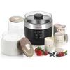 Image de Yaourtière - NATURAMIX - VOLUPTEA - 4 Pots - 4 Programmes - Noir