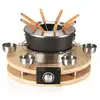 Image de Kitchen chef - fondue 1300w 8 fourchettes kcwood.fond8 -