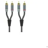 Image de Câble audio - ADEQWAT - RCA stéréo - 1.50 m - Haute qualité