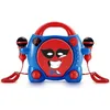 Image de Enceinte karaoké BIGBEN CD59BOYSSTICK My Billy avec 2 micros et autocollants - Bleu et Rouge
