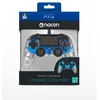 Image de Manette filaire Compact Controller Nacon transparente bleue pour PS4 compatible PC