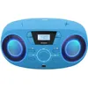 Image de Bigben Cd61blusb Lecteur Radio Cd Portable Usb Bleu + Speakers Lumineux