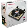 Image de Platine tourne-disques - tt300 - tete de lecture audio-technica at3600l - bois et noir THO3499550387261