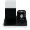 Image de Thomson cl800i - réveil lumineux et station de charge 4-en-1 - lampe de chevet avec différentes intensités et couleurs - noir THO3499550387841