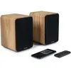 Image de THOMSON WS602DUO - Ensemble de 2 enceintes avec caisson en bois - 100W - Bluetooth 5.0 - 2 sorties RCA - Bois clair