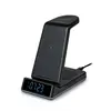 Image de Station De Charge 4 En 1 Et Réveil Personnalisable Apple Noir Thomson