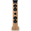 Image de Tour Haut-parleur Noir/bois Bluetooth/cd/usb/sd, 60w, Radio Fm, Télécommande, Alim. 230v