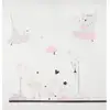 Image de Stickers Muraux Petite Souris 70x50cm En Papier Rose